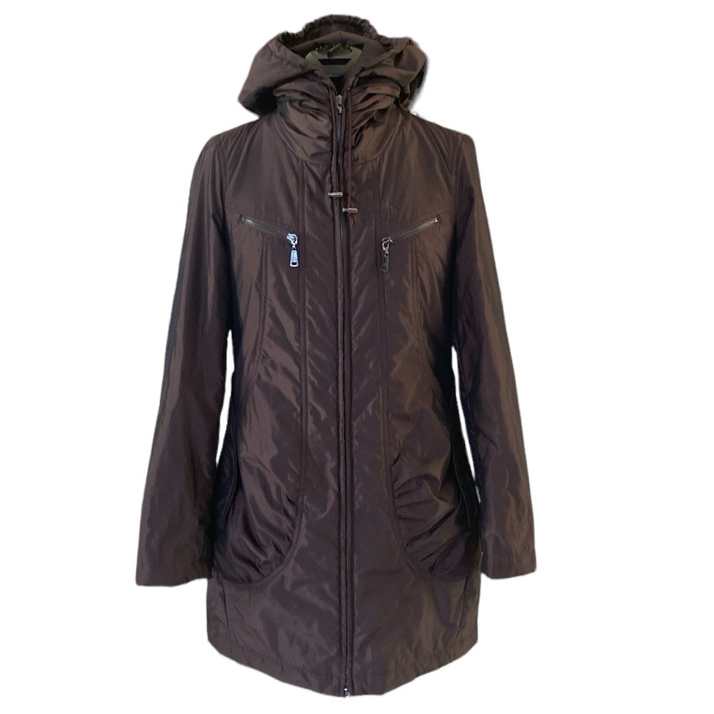 Ana Sousa Jacket Brown Green Inside Enrichment/Padding Portuguese Sz 8 Polyester